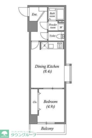 インプルーブ白金の物件間取画像